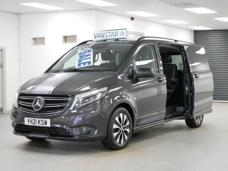 2021 MERCEDES VITO 119 2.0 CDI 190 BHP L2 LONG SPORT 9G AUTO CREWCAB ( SAT NAV )