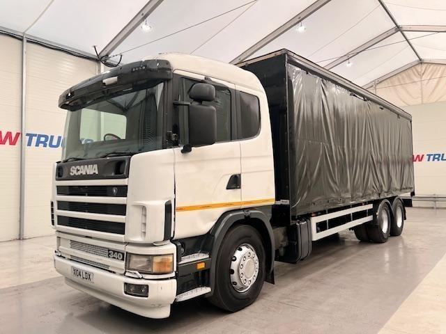 Scania 114 340 6x2 10 Tyre Sleeper Cab Curtainsider