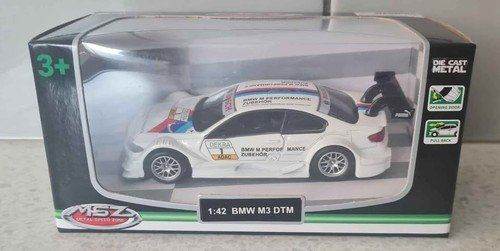 MSZ BMW M3 DTM WHITE 1:42 DIE CAST METAL MODEL NEW IN BOX