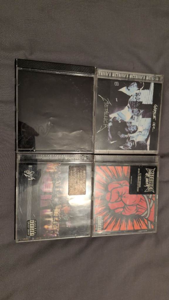 4 Metallica cds