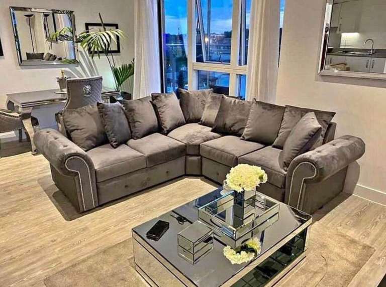 Stylish Ashwin 3 2 Seater Sofa L Shape Sofa With Cushion 