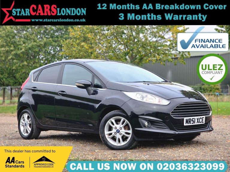 2014 Ford Fiesta 1.0T EcoBoost Zetec Powershift Euro 5 5dr HATCHBACK Petrol Auto