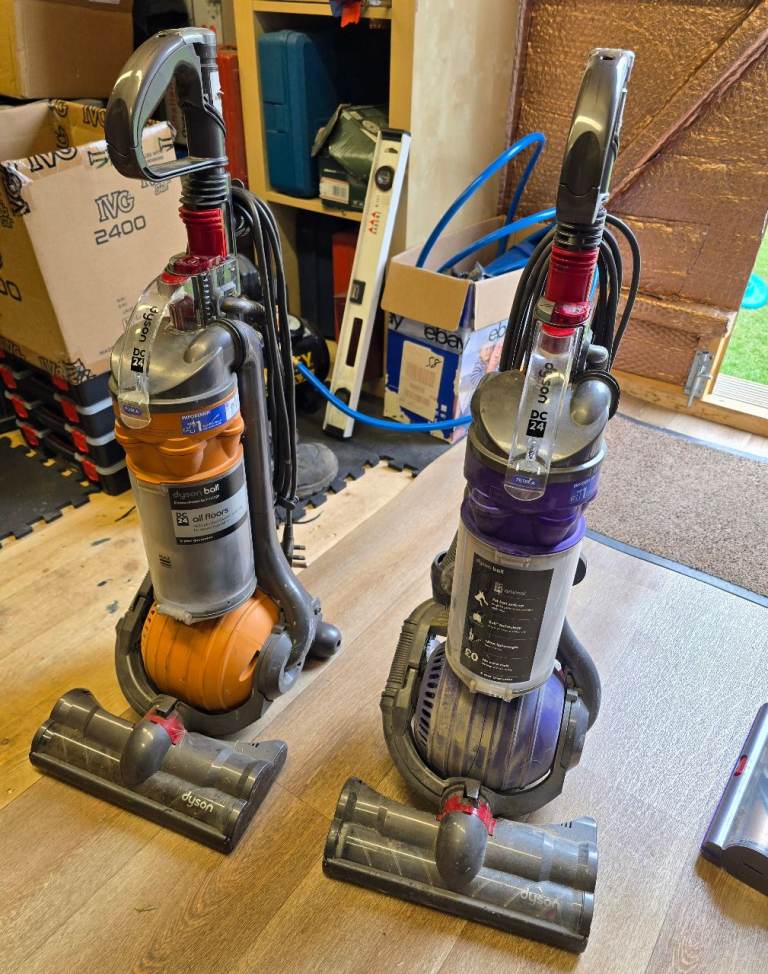 SOLD SOLD 2 x Dyson DC24 Vacuum Cleaners, Fully Working but Need a Clean, £10 Each