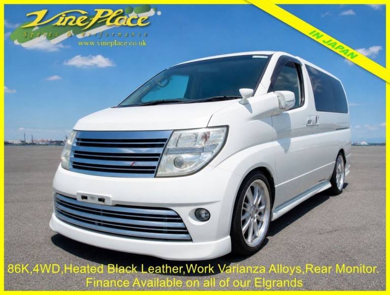 2007 Nissan Elgrand 3.5 4WD Rider Black Leather Edition, 8 Seats, Auto MPV Petrol Automatic