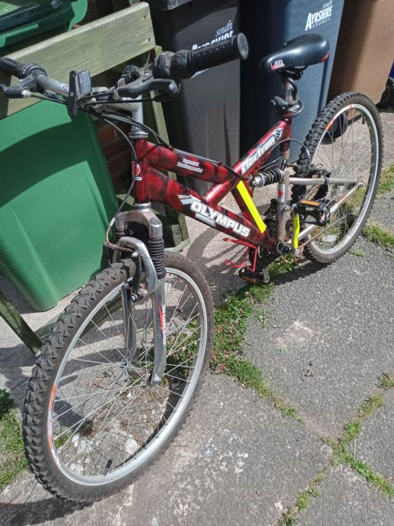 Olympus Firetrail Mountain Bike – Red, Fair Condition