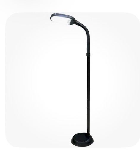 Excellent Condition Black Daylight Energy Saving 27W Floor Standing Reading Lamp Light (pre owned)