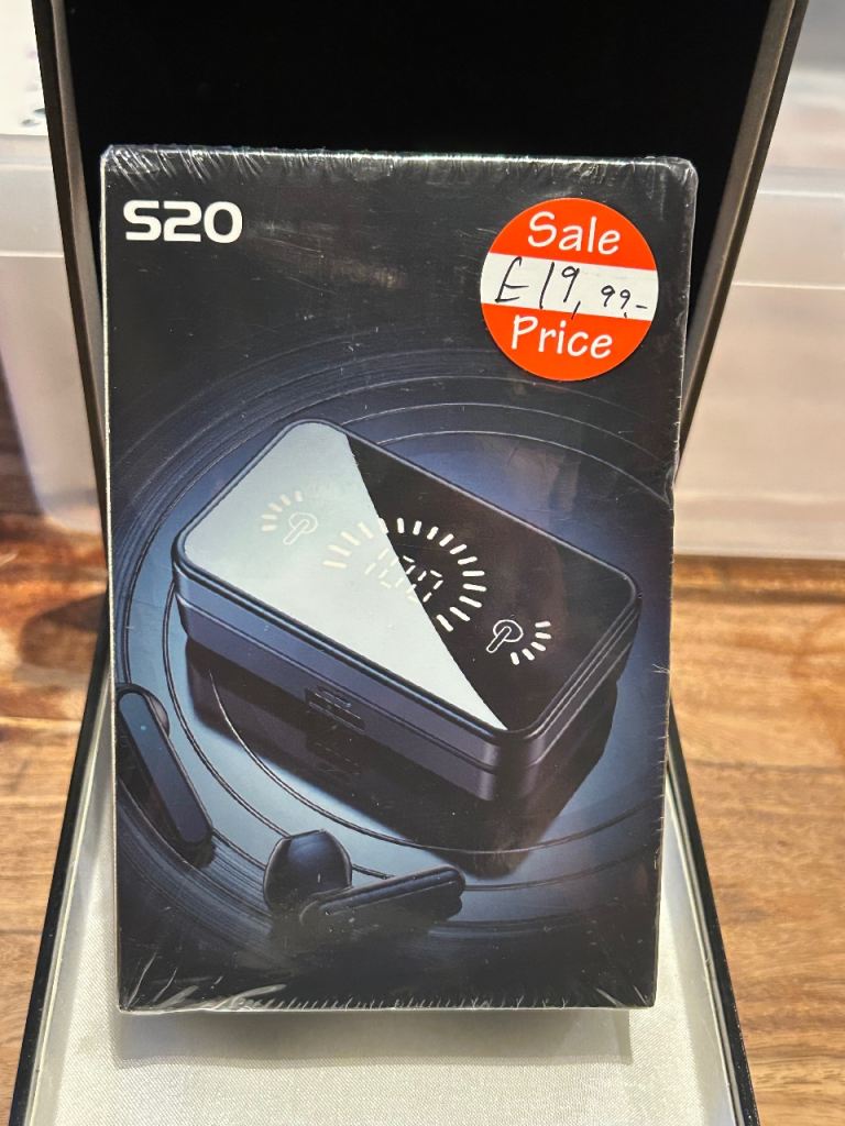 S20 Wireless Earbuds - Brand New, Sealed
