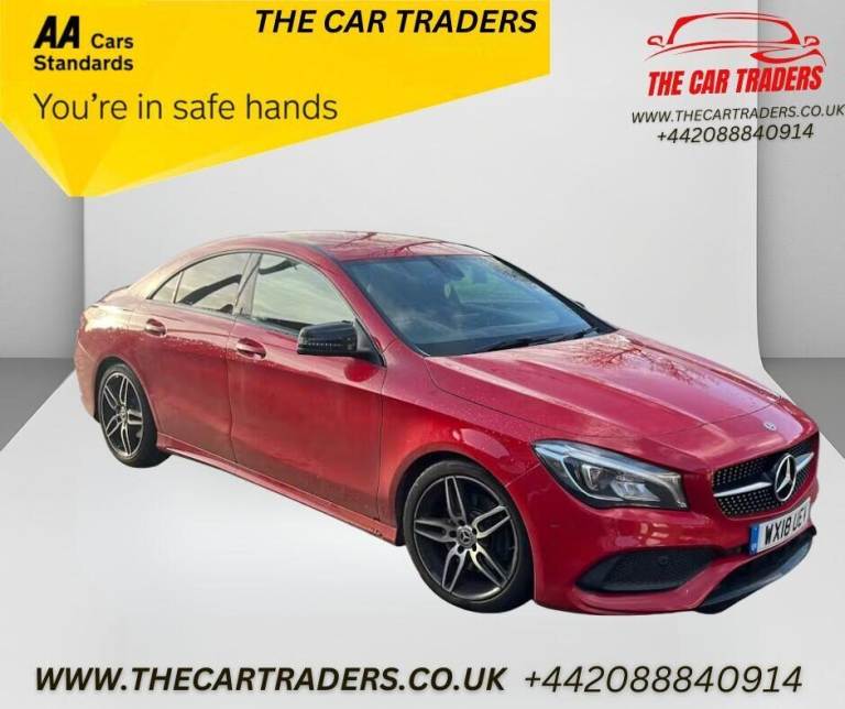 2018 Mercedes-Benz CLA 2.1 CLA220d AMG Line Coupe 4dr Diesel 7G-DCT Euro 6 (s/s) (177 ps) Saloon ...