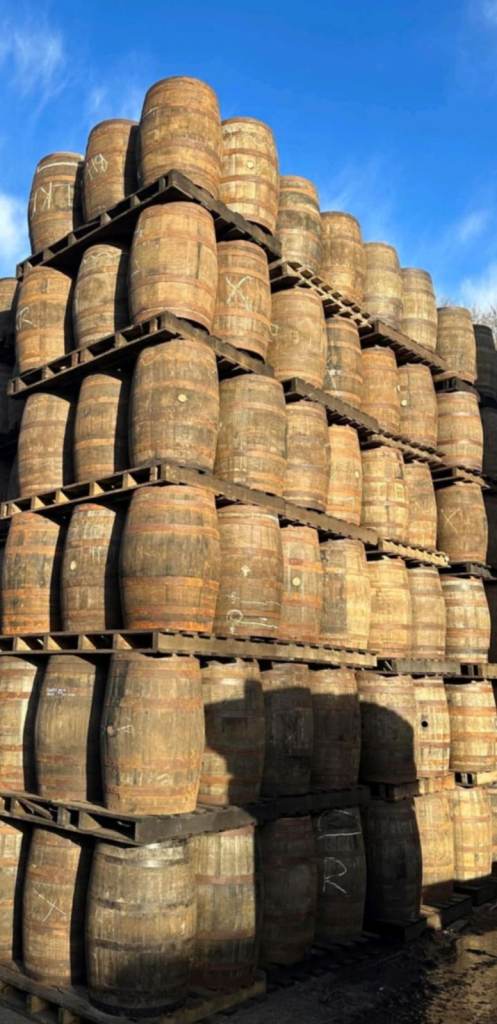 Large Wooden Barrels - Used Condition