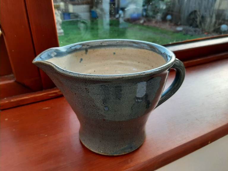 Rare A & J Young pottery of Gresham Milk / Gravy Jug