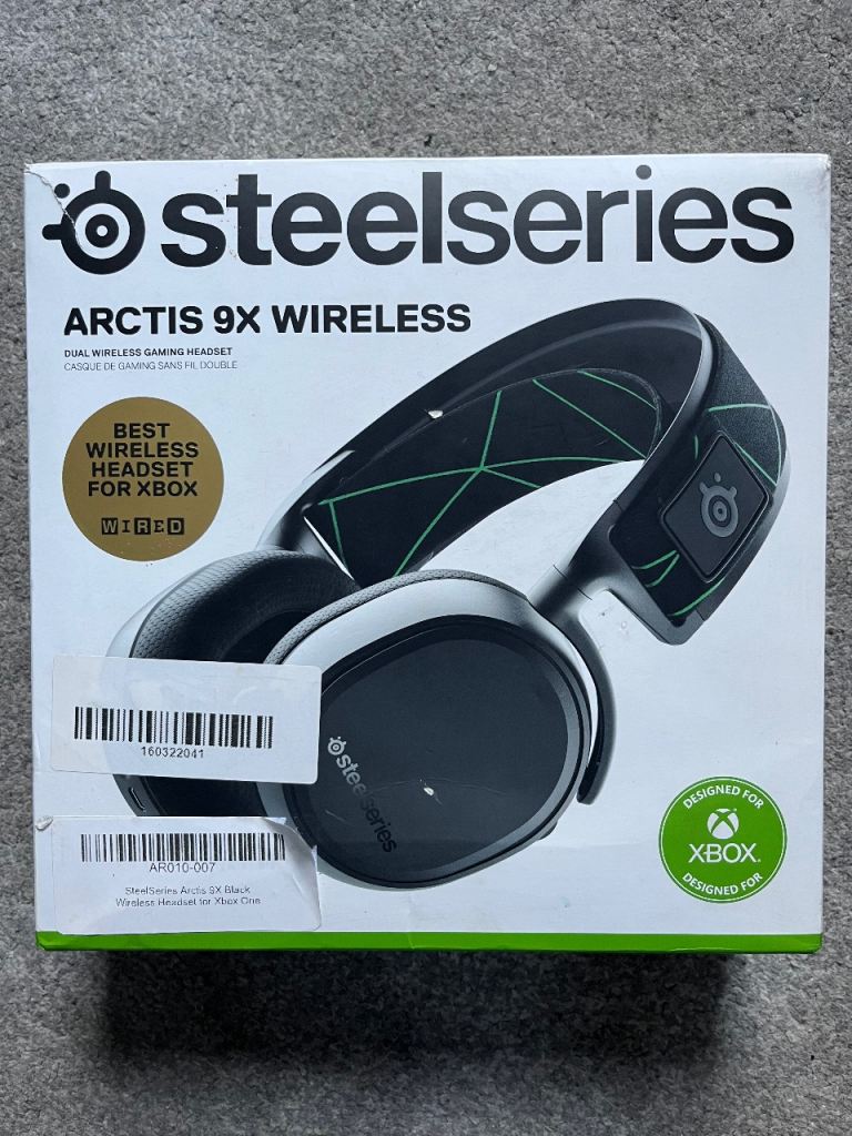 Steelseries Arctis 9X Wireless Gaming Headset for Xbox & PC + Wireless Adapter