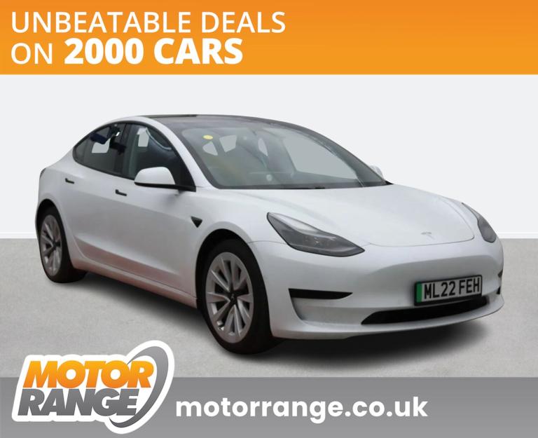 2022 Tesla Model 3 Standard Plus 4dr Auto Saloon ELECTRIC Automatic