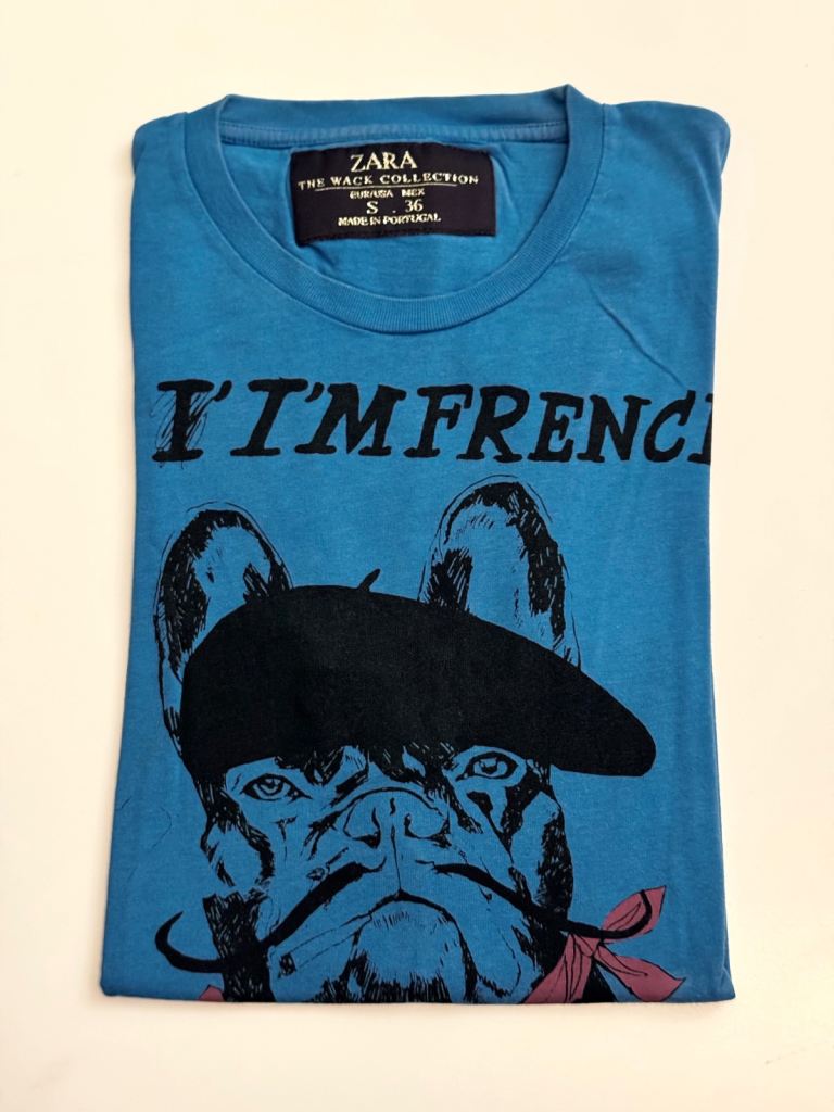 Zara French Bull Dog T-shirt 