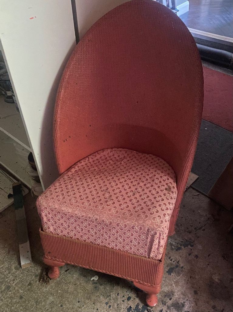 Lloyd Loom nursing bedroom chair FREE