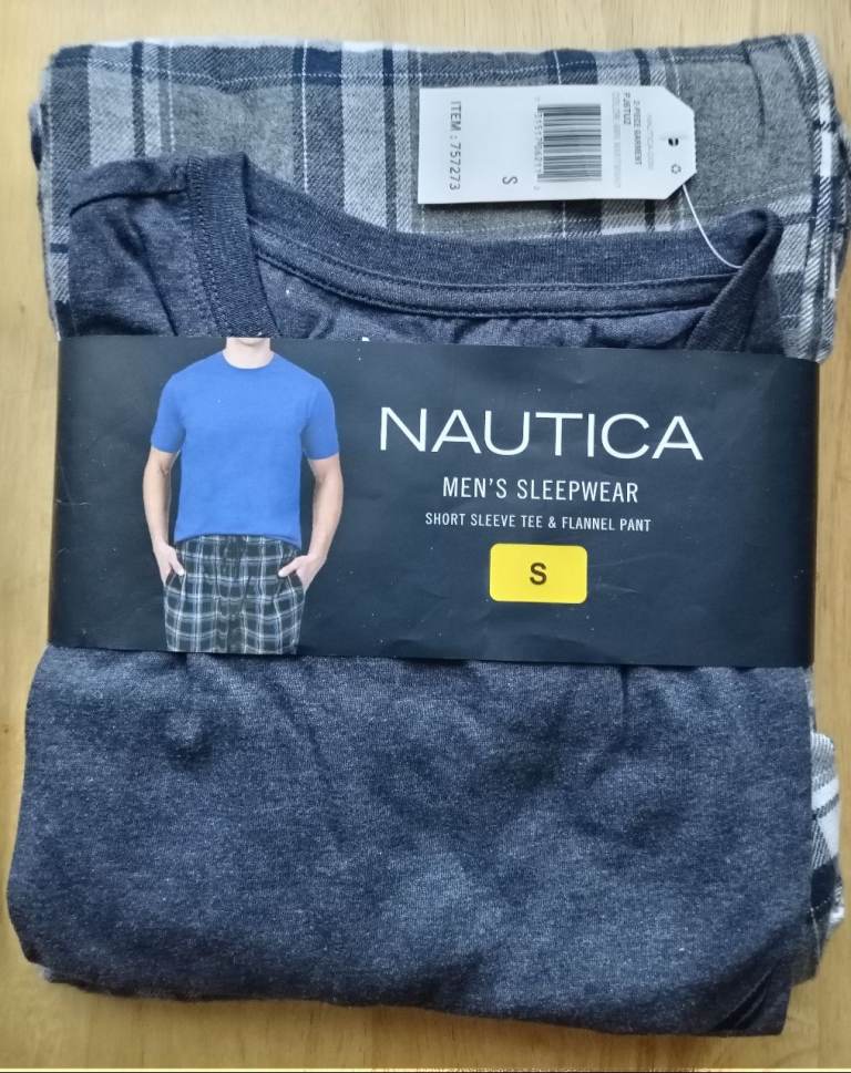 Mens pyjamas set short sleeves nightwear
