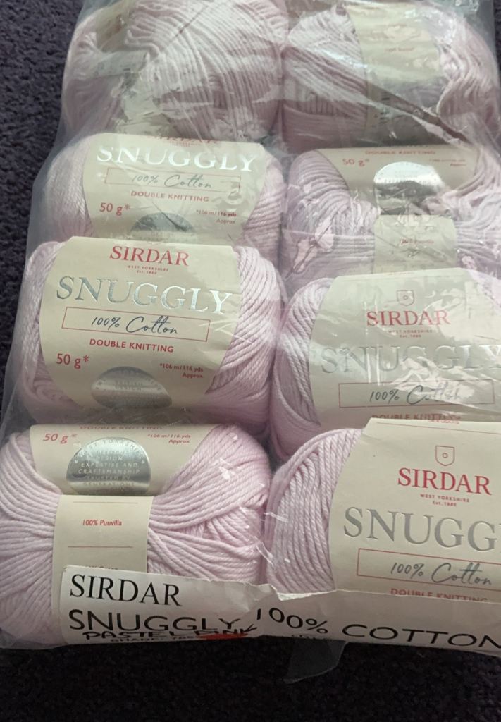 Crochet / knitting cotton x 10 balls brand new 