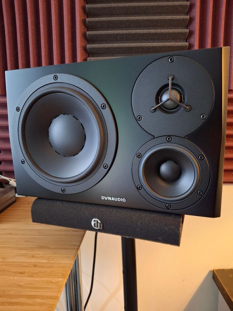 Dynaudio LYD 48 3 way studio speakers pair black