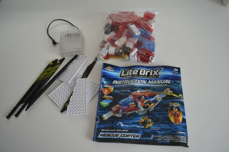 Lite Brix Rescue Copter