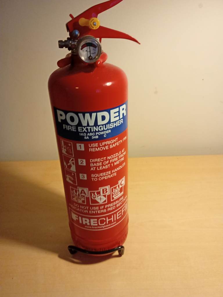 Firechief Powder Fire Extinguisher – Good Condition