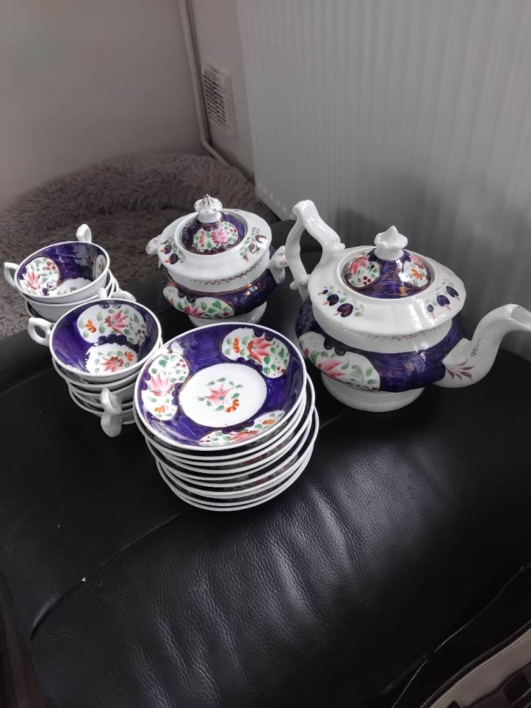 Gauldy welsh tea set 