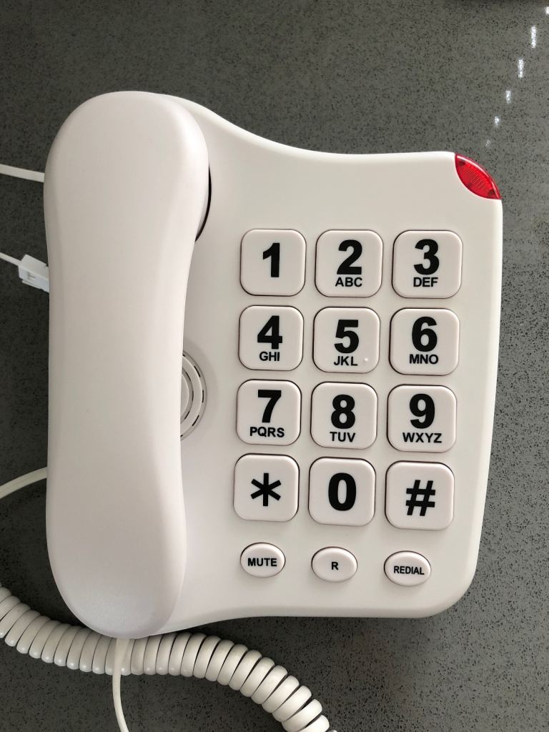 Telephone for the visually impaired (new)