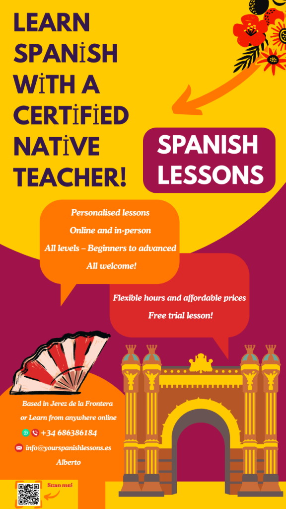 Spanish lessons. Native & Qualified teacher 10 + years of experience