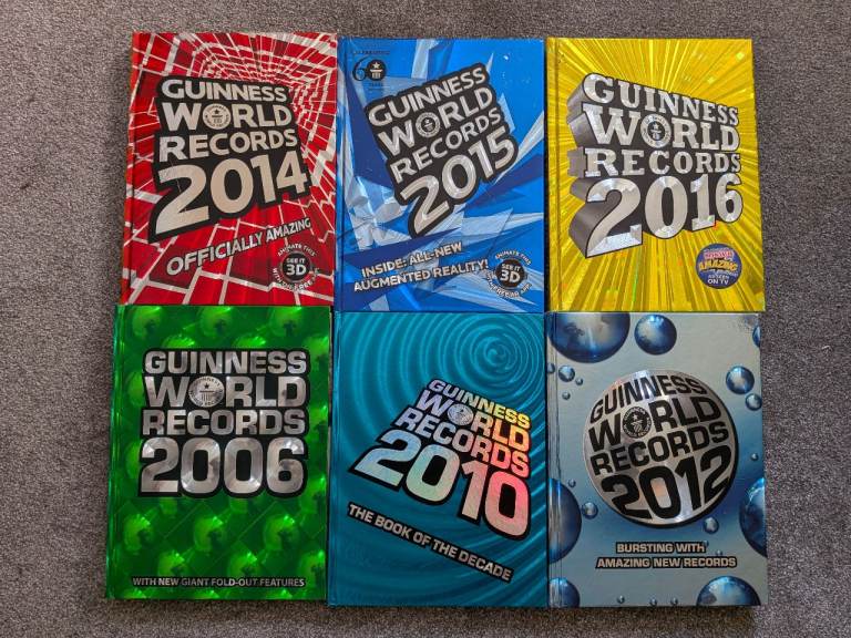 Guinness Book of Records - 6 Editions