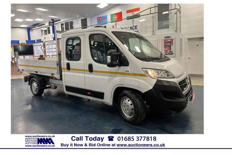 2019 Fiat Ducato 35 2.3MULTIJET II 130PS 7 SEAT DOUBLE CAB TIPPER (EURO 6). ---------------- Tipp...