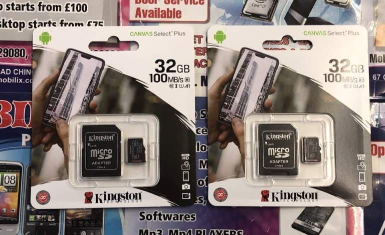 32GB MICRO SD Kingston Memory Card