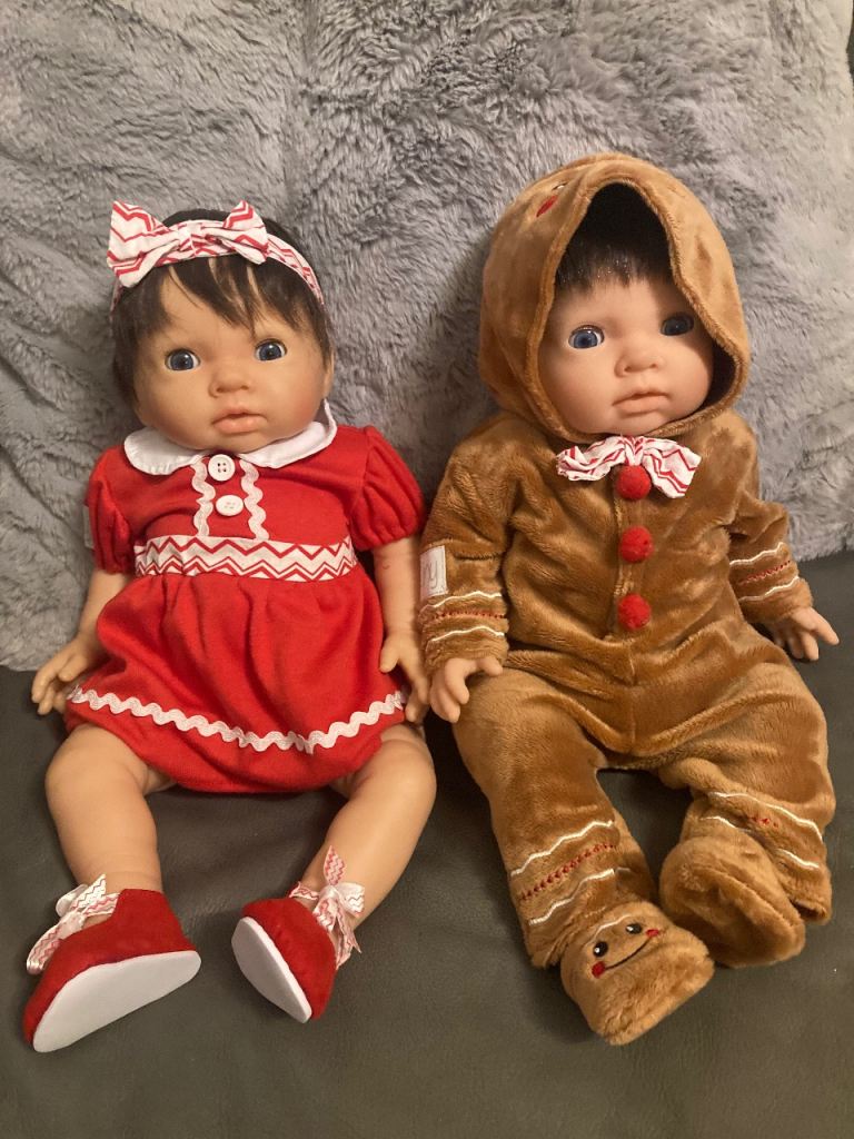 Tiny Treasures Twins Weighted Baby Doll