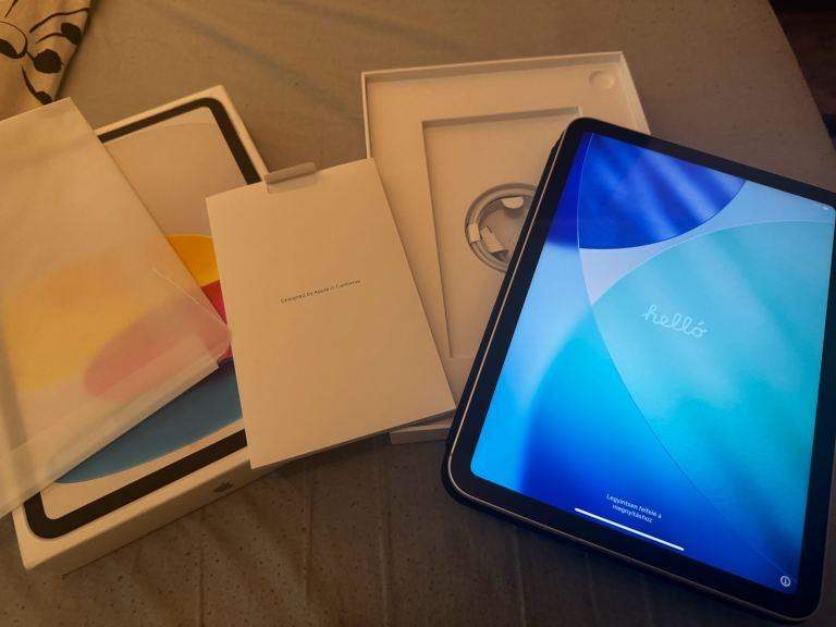 Apple iPad A16 WiFi and Cellular 128GB Silver Tablet with Case