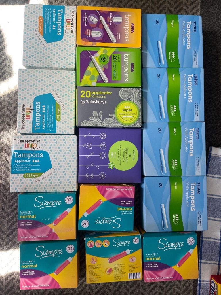 16 different tampons brand new offer is open 