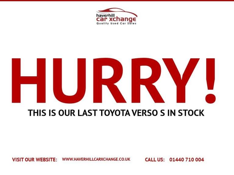 2011 Toyota Verso 1.3l 5d  98 BHP MPV Petrol Manual