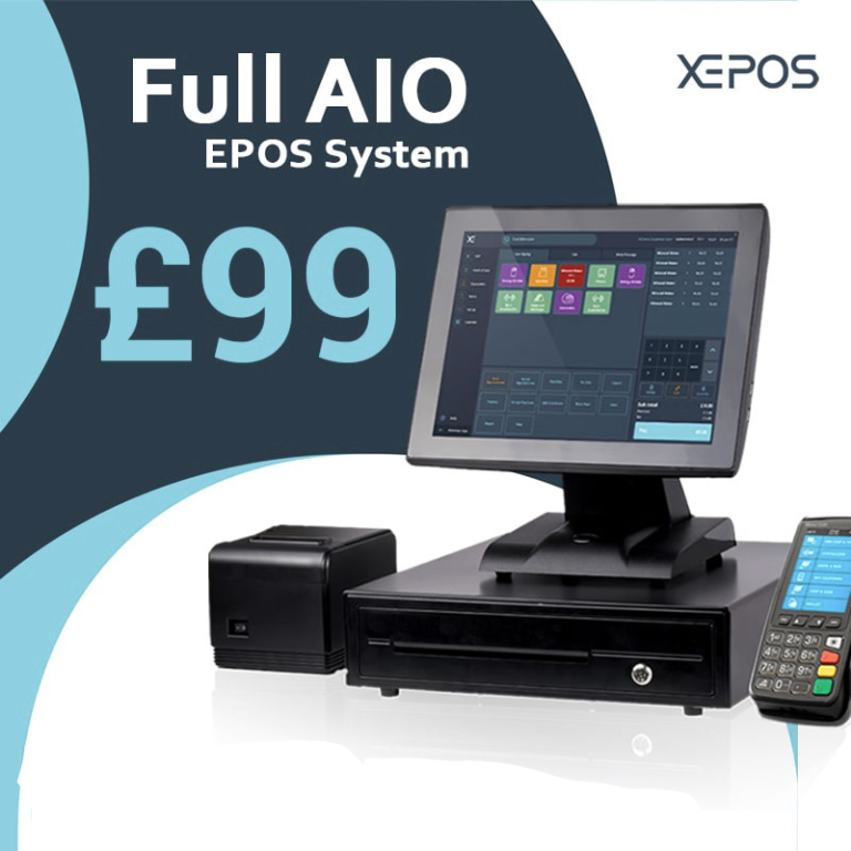 XEPOS 15" AIO EPOS Till System – Touchscreen POS Solution