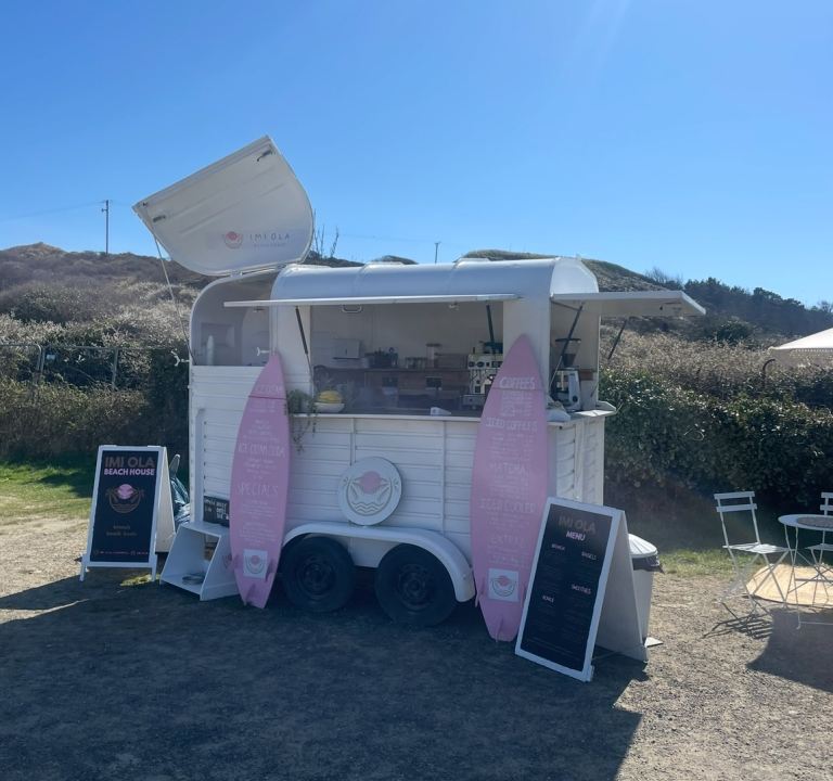 Fully converted Horsebox trailer with coffee machine/grinder