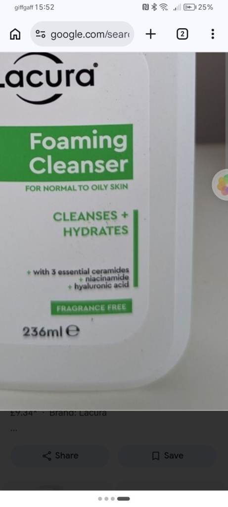 Lacura Foaming Cleanser 236ml - New, Fragrance Free