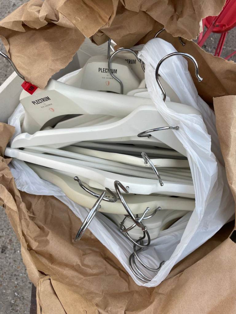 Sturdy wooden hangers 