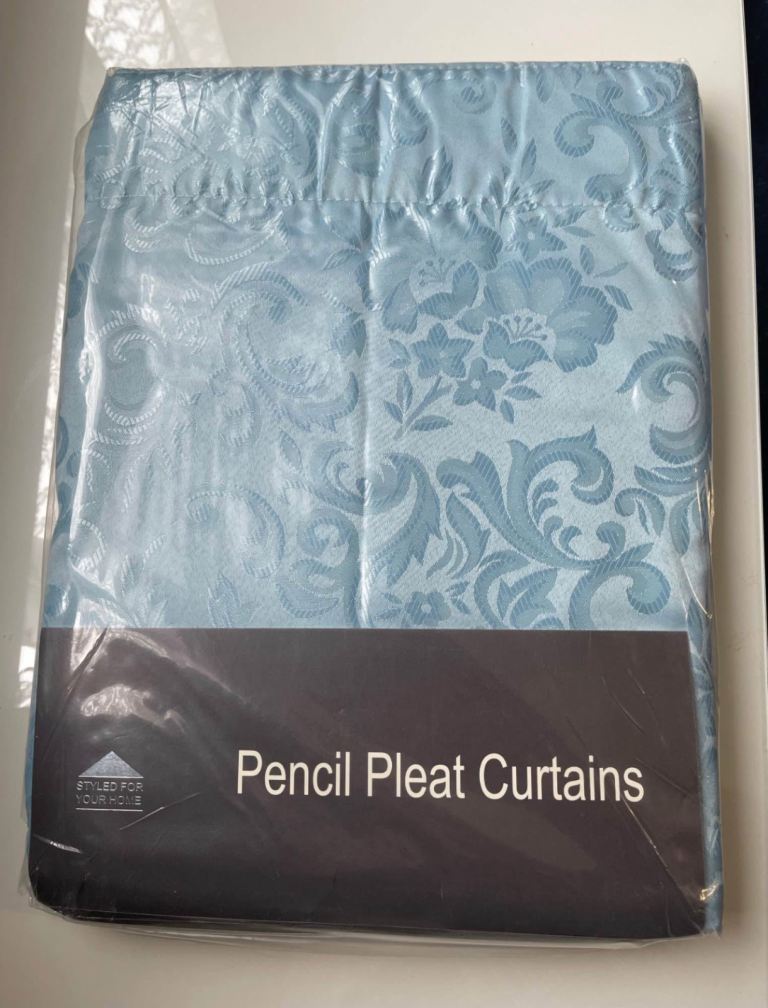 New Pencil Pleat Lana Jacquard Curtains