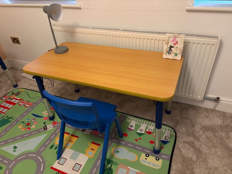 Children’s desk and chair