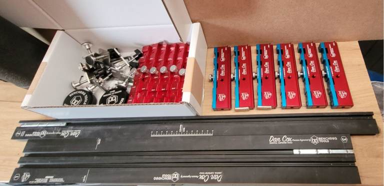 Benchdog Tools Essential Hinge Jig + Fire Door Blocks – Full Set 