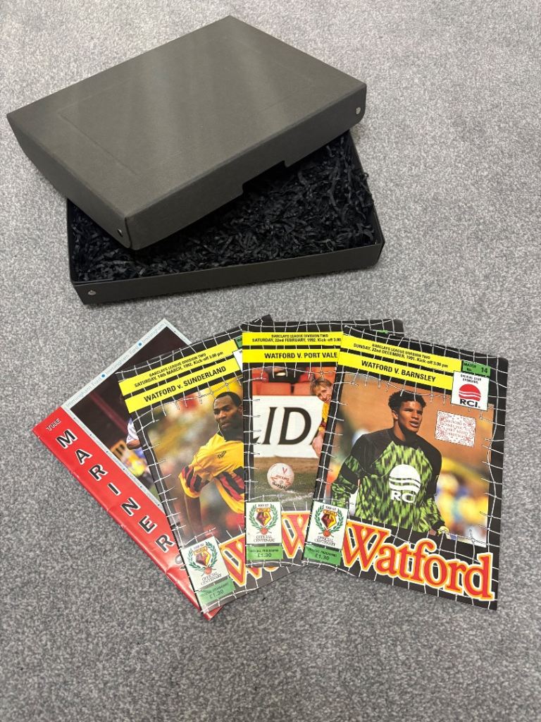 Watford FC Programmes x4 1991/92