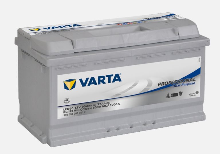 ✅12V Leisure Marine Recreation Caravan Boat Motorhome Battery 90Ah 800A Varta LFD90 Deep Cycle🔋
