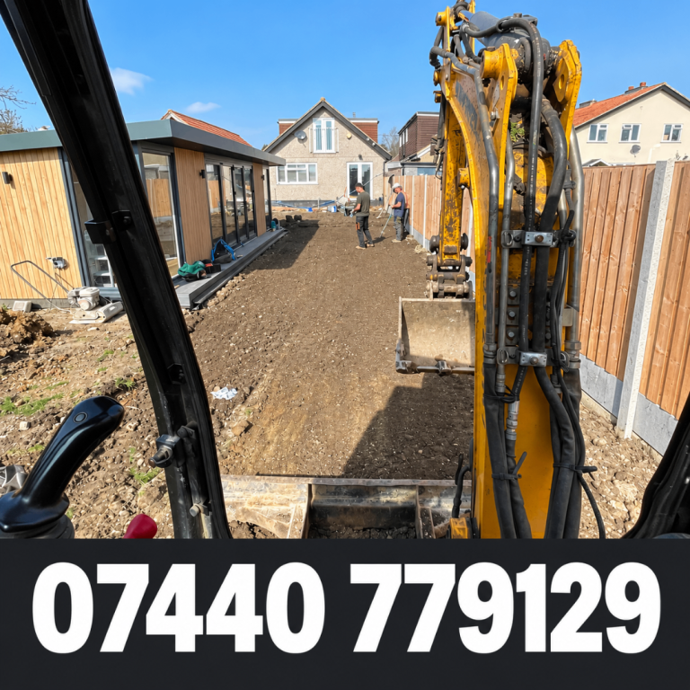 Mini Digger Hire with Driver – London & Surrounding Areas