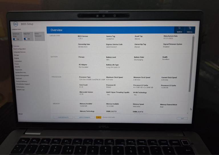Dell Latitude 5440 ,14 Inch ,Intel Core i5 13th Gen  16GB RAM ,477GB SSD ,W11 Pro
