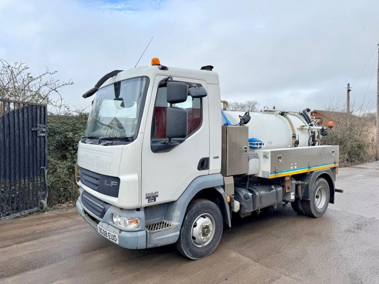 2010 DAF LF45.160 ALLAN FULLER VACUUM TANKER TIPPER JETTER EEV 147,000 MILES