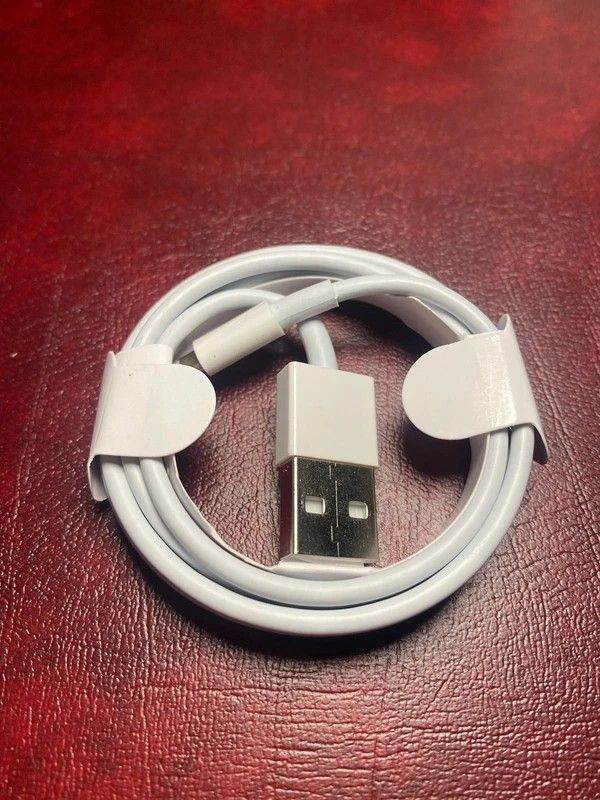 USB A to 8 Pin Charging Cable for iPhone Fast Charging Durable TPE 1 meter 1 pc