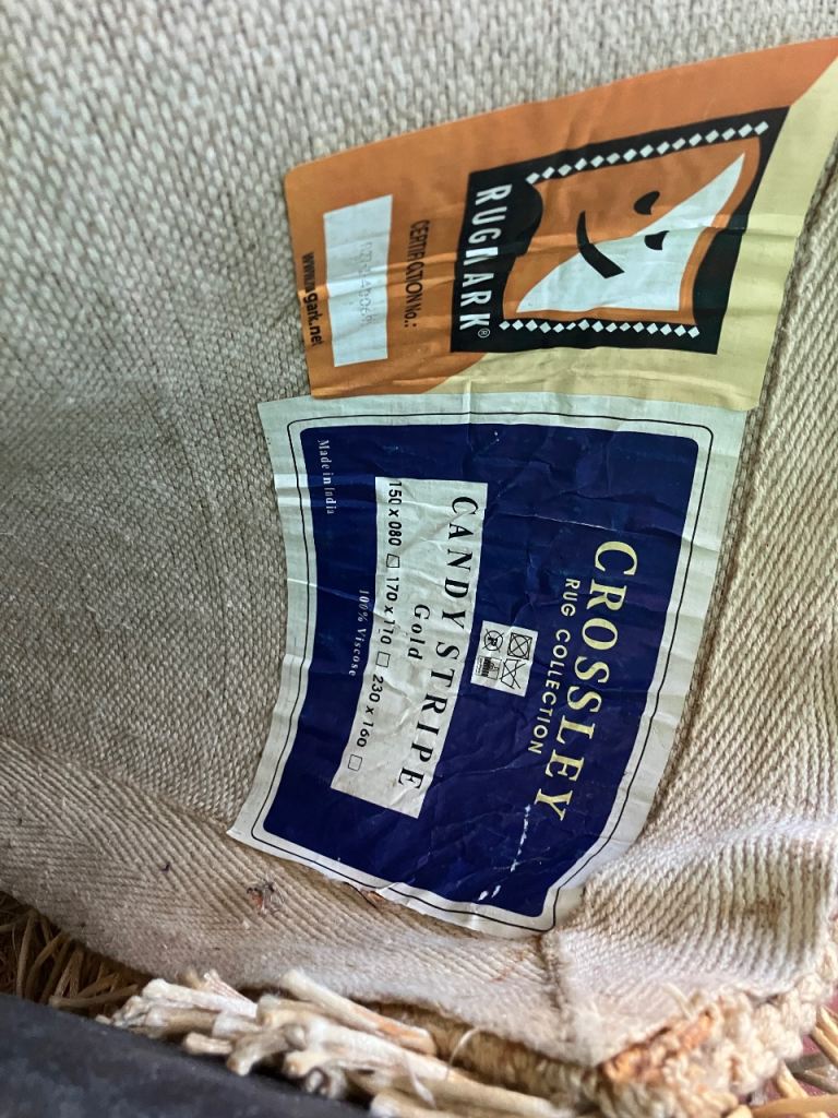 Rug, free to collector.