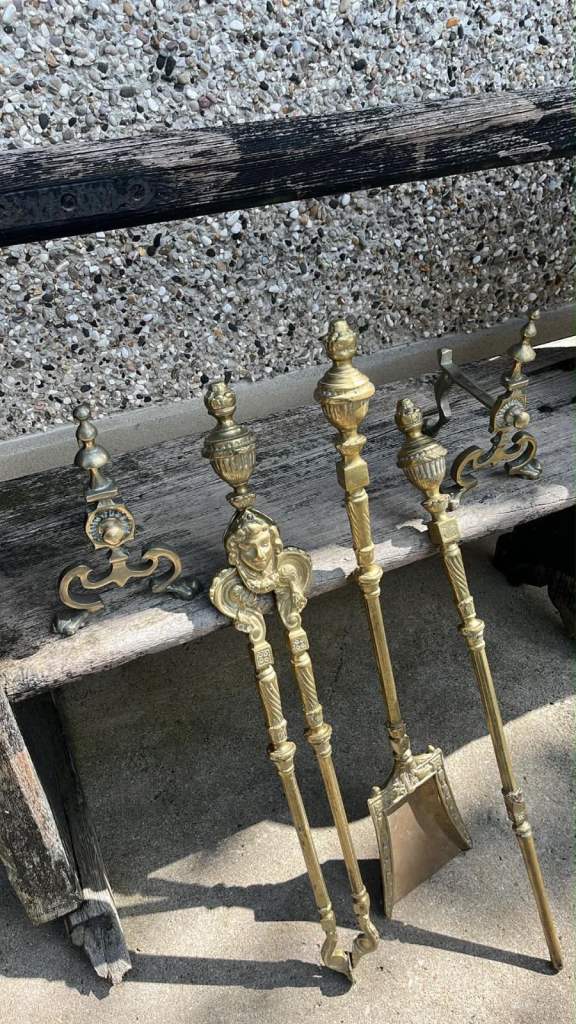 Brass companion set 