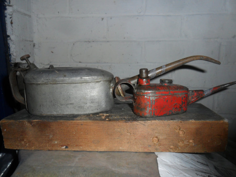 oil can squirters and   pump man cave stuff you know what henry cole sells them for