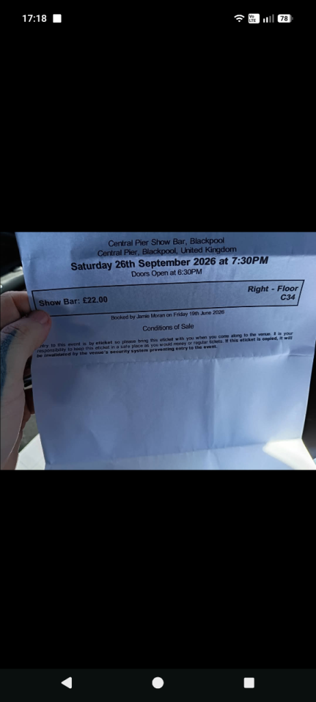 2x chrissy rock tickets